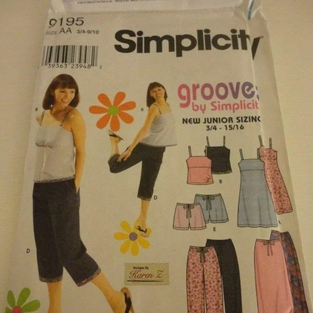 Simplicity Junior 9195 sewing pattern